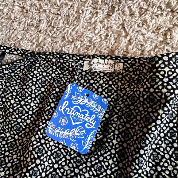 Free People Lucky Now Brami Size Medium NWT Festival Top Boho - Picture 6 of 6